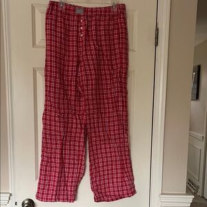 J. Crew Red Plaid Pajama Pants